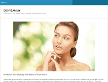 Tablet Screenshot of dishysammy.com